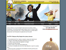 Tablet Screenshot of biggerballoon.com